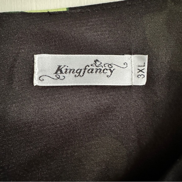 Swing dress avocado pattern - Picture 4 of 4